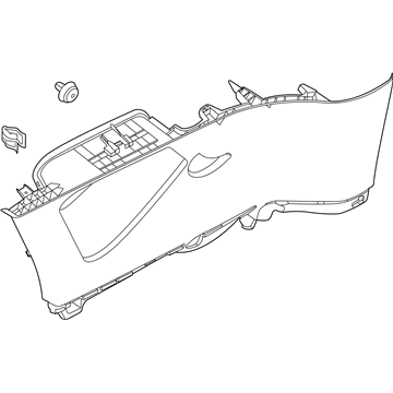 Kia 85850K0000HGC Trim Assembly-Rr Pillar