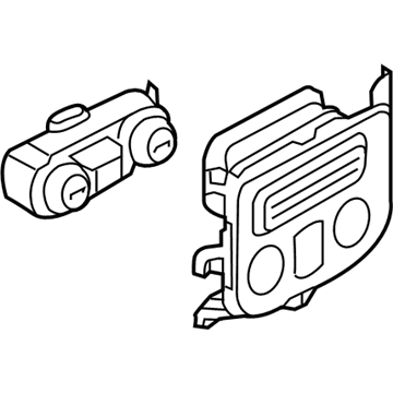 Hyundai 97980-B8000-NBC Bezel Assembly-Rear Air Ventilator RH
