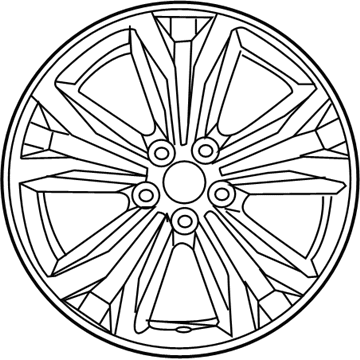 Lexus 42611-48851 Wheel, Disc