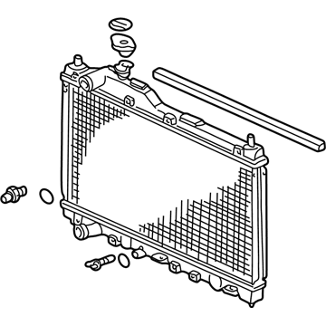 Honda 19010-PZX-A01 Radiator (Denso)