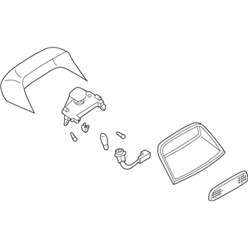 Nissan 26590-9E021 Lamp Assembly-Stop