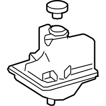 Lexus 16640-36011 Tank Assembly, INTERCOOL