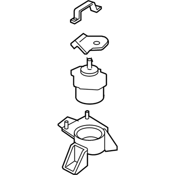 Hyundai 21810-3K850 Engine Mounting Bracket Assembly