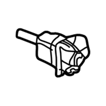 BMW 51-21-8-244-050 Catch With Key Code Right