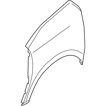 BMW 51-13-7-375-163 Left Rear Side Panel