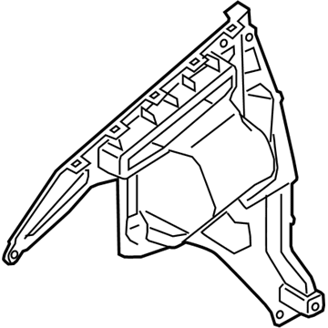 BMW 51-13-7-296-753 Side Panel Bracket, Rear Left 2