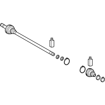 Hyundai 496A2-CW000 JOINT KIT-REAR WHEEL SIDE