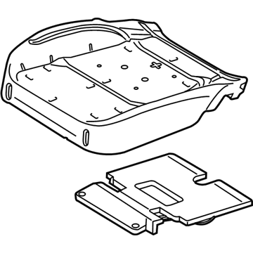 Ford DM5Z-58632A22-G Seat Cushion Pad