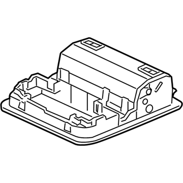 Honda 83250-SZA-A01ZA Console Assy., Roof *NH220L* (Sunroof) (CLEAR GRAY)