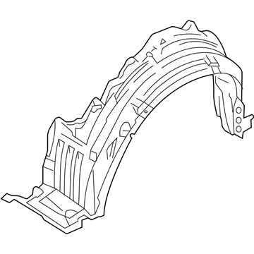 Nissan 63843-4Z800 Protector-Front Fender, L