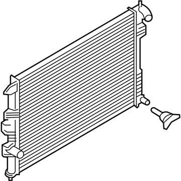 Ford FB5Z-8005-C Radiator