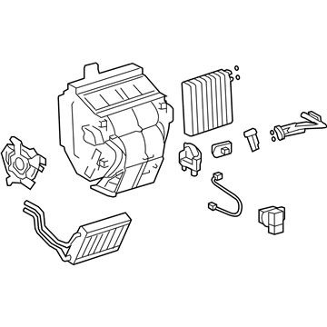 Toyota 87050-48170 Evaporator Assembly