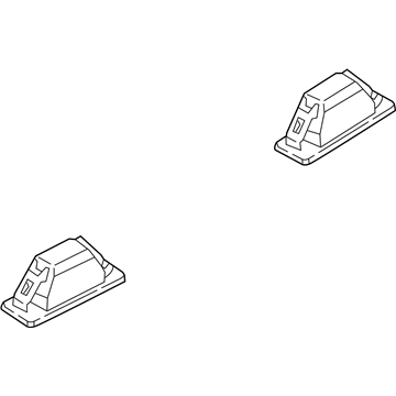 Nissan 26510-8990A Lamp Assembly-Licence Plate