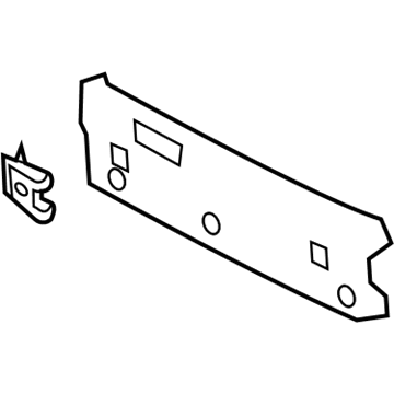 Infiniti 96210-6GW0A Bracket-Licence Plate