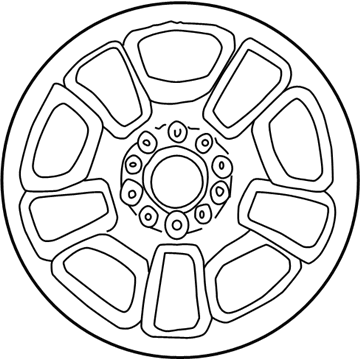 Mopar 5GL65S4AAE Wheel-Steel