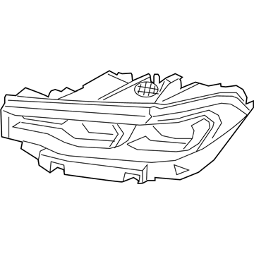 BMW 63-11-9-852-952 HEADLIGHT, LED, AHL, RIGHT