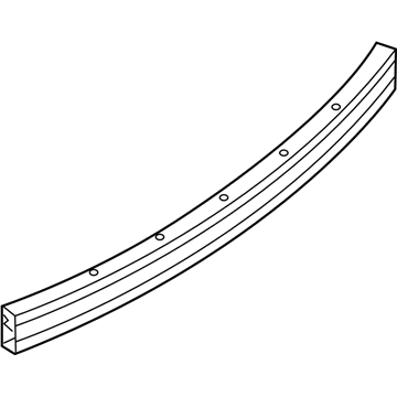 Nissan 85032-5HA0A Reinforce-Inner, Rear Bumper Center