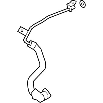 BMW 11-53-9-896-891 COOLANT LINE, TURBOCHARGER R