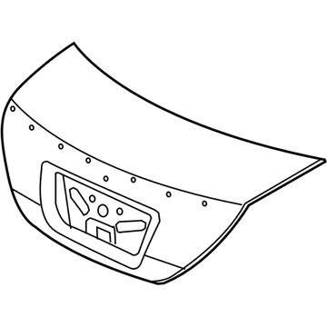 Honda 68500-SVA-A71ZZ Lid, Trunk (DOT)