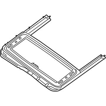 Nissan 91350-7S212 Rail Assy-Sunroof