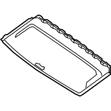 Nissan 91250-ZQ01A Shade Assy-Sunroof