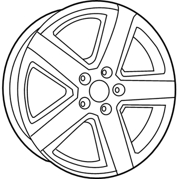 Mopar 1SP77XZAAB Wheel Alloy