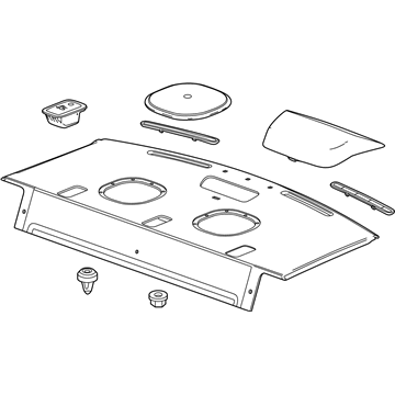 GM 95218800 Package Tray Trim