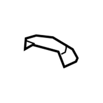 Honda 81102-TG7-A01ZA Cap, FR. Seat Foot Cover *NH900L* (RR) (DEEP BLACK)