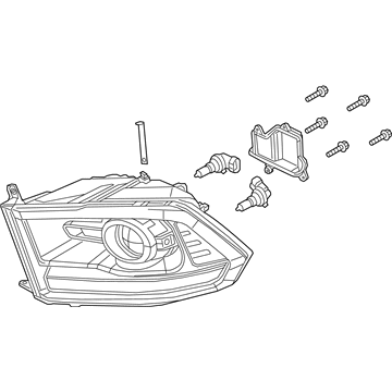 Mopar 68324940AD Headlamp-Headlamp Park And Turn