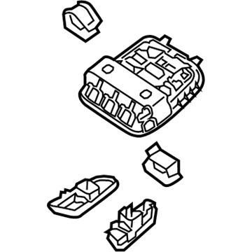 Kia 92800D4020BGA Lamp Assembly-Overhead Console