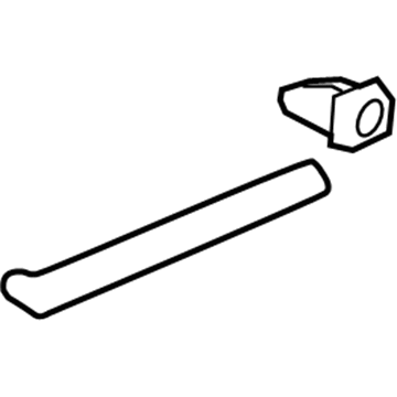 Honda 71593-S5A-000 Spacer, R. RR. Bumper Side