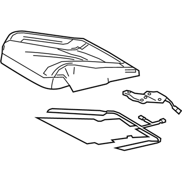 Lexus 71101-76040-C2 Seat Sub-Assembly FR RH