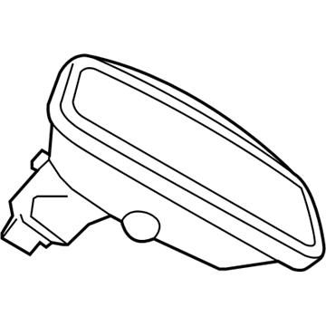 BMW 51-16-9-243-595 Interior-Mirror, Manual