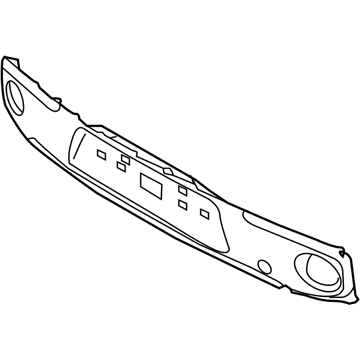 Kia 86695B2600 Cover-Rear Bumper, Center