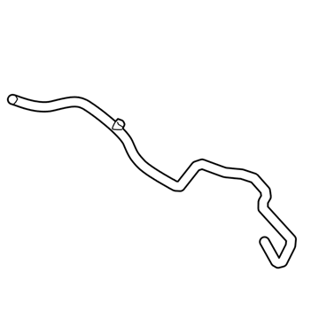 GM 84165514 Washer Hose