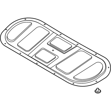 Kia 81125Q5000 Pad-Hood Insulating