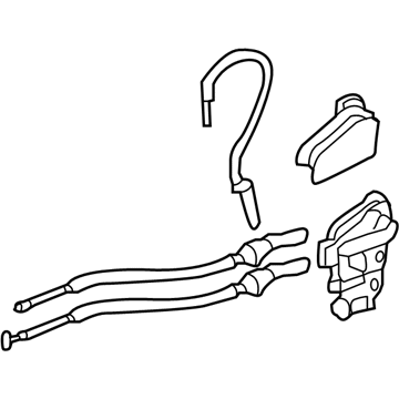 Hyundai 81310-2W010 Latch Assembly-Front Door, LH