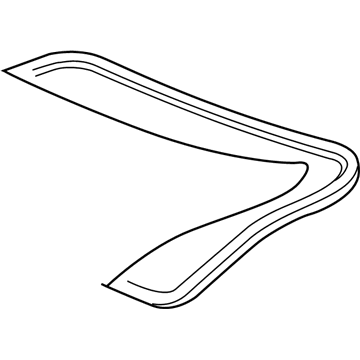 Honda 74865-SDN-A01 Weatherstrip, Trunk Lid