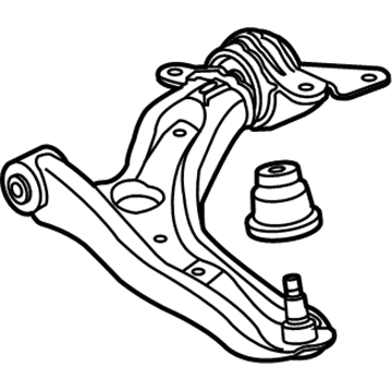 Honda 51360-SZT-A03 Arm Assembly, Left Front (Lower)