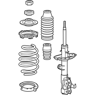 Honda 51610-SZT-A71 Shock Absorber Assembly, Right Front