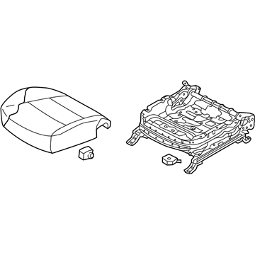 Hyundai 88107-B8010-R5X Cushion Assembly-Front Seat, Driver