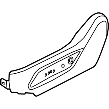 Hyundai 88191-2W010-NBC Shield Cover-Seat Driver Outer
