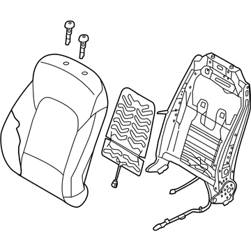 Hyundai 88307-B8000-R5X Back Assembly-Front Seat Driver