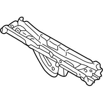 Nissan 75650-7Y030 Member Assembly-Rear Cross Center