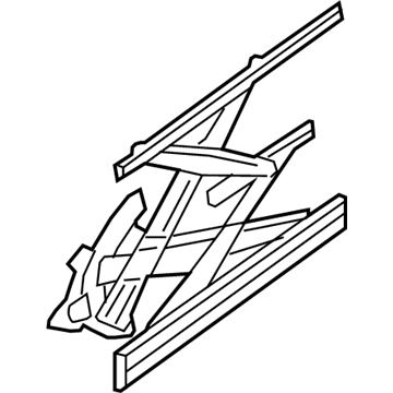 Nissan 82720-4BA2A Regulator Door Window Rh