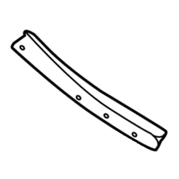 GM 84118412 Deflector-Front Bumper Fascia Outer Air *Black