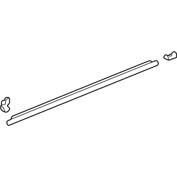 Acura 72450-ST7-003 Molding Assembly, Left Front Door