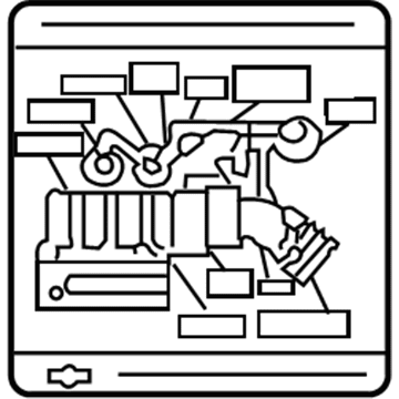 Nissan 22304-3Z600 Label-Vacuum Piping