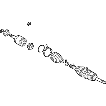 Lexus 43430-60071 Shaft Assembly, Front Drive