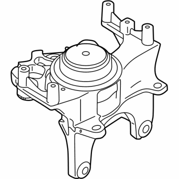 Nissan 11220-6RA0A Insulator-Engine Mounting, LH